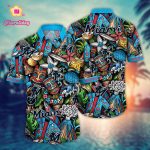 MLB Miami Marlins Hawaiian Shirt: Make a Style Statement with Flower Strike Design