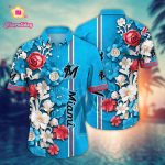 MLB Miami Marlins Hawaiian Shirt: Luau League Looks for Sport Fans