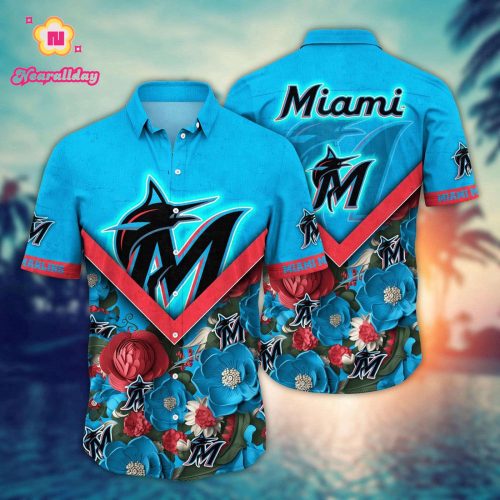 MLB Miami Marlins Hawaiian Shirt: Perfect Summer Swing for Sport Fans