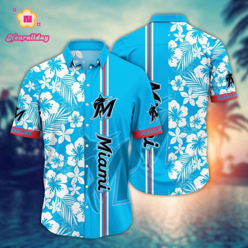MLB Miami Marlins Hawaiian Shirt - Perfect Summer Gear for Sports Fans