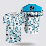 MLB Miami Marlins Hawaiian Shirt: Tropical Elegance for Fans MLB Miami Marlins Hawaiian Shirt: Tropical Elegance for Fans