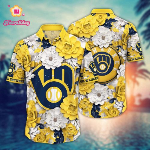 MLB Milwaukee Brewers Hawaiian Shirt - Aloha Spirit for Sport Fans