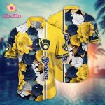 Milwaukee Brewers Hawaiian Shirt: Floral Fashion Frenzy for Sports Fans
