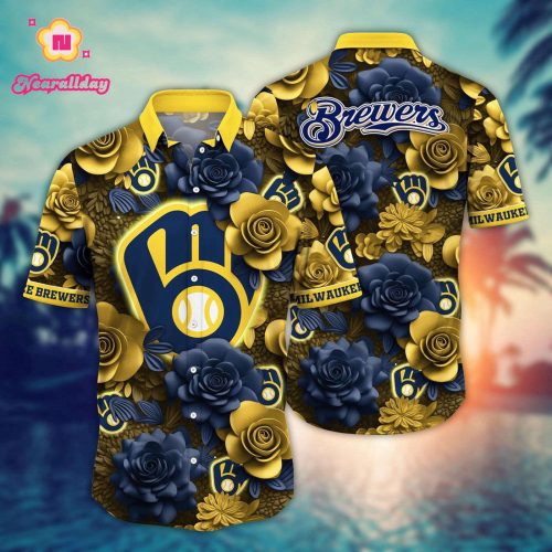 MLB Milwaukee Brewers Hawaiian Shirt: Aloha Style For Fans
