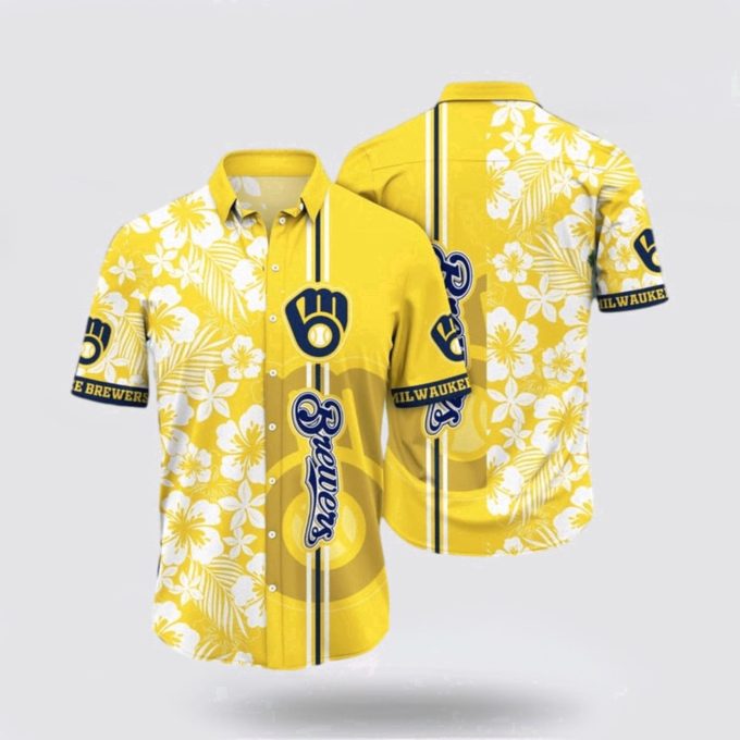 MLB Milwaukee Brewers Hawaiian Shirt – Baseball & Hawaiian Fusion For Fans