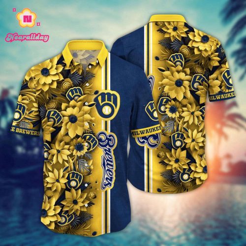 Milwaukee Brewers Hawaiian Shirt: Steal The Bases Steal The Show!