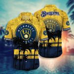 MLB Milwaukee Brewers Hawaiian Shirt – Stylish Swing for Fans