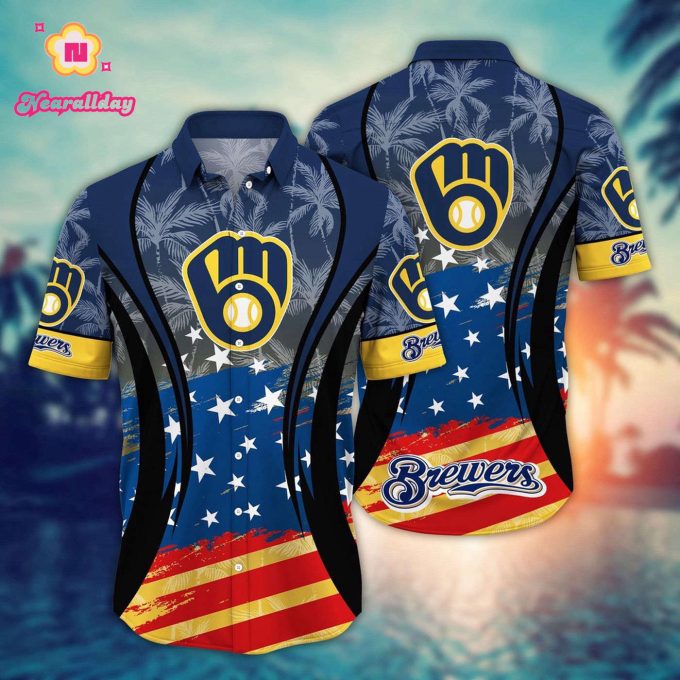 MLB Milwaukee Brewers Hawaiian Shirt – Vibrant Aloha for Cool Fans