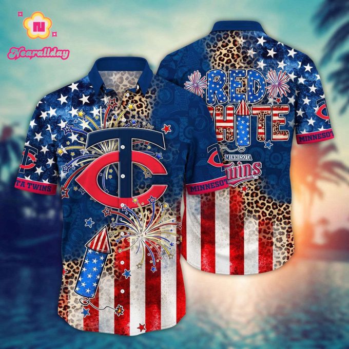 MLB Minnesota Twins Hawaii Shirt: Independence Day Aloha for Fans
