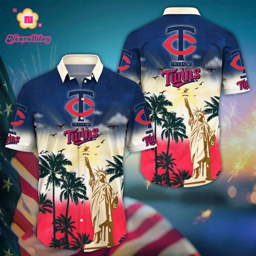 MLB Minnesota Twins Hawaii Shirt: Sunrise to Sunset for Cool Fans