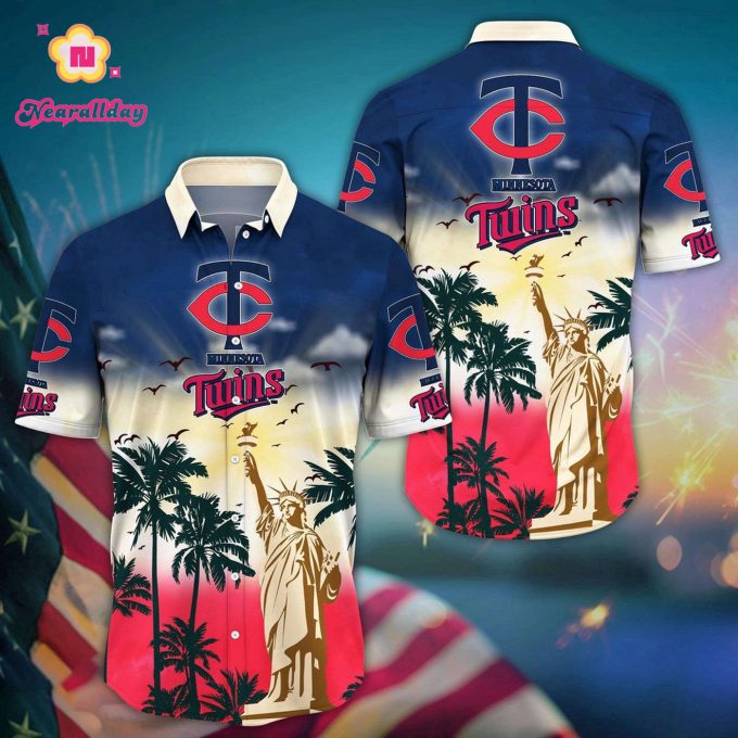 MLB Minnesota Twins Hawaii Shirt: Sunrise to Sunset for Cool Fans