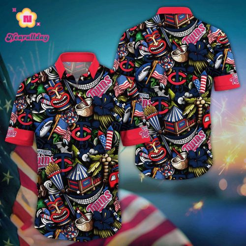 MLB Minnesota Twins Aloha Shirt: Vibrant Fan Gear for Cool Supporters