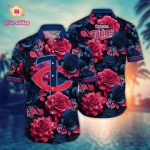 MLB Minnesota Twins Hawaiian Shirt: Floral Aloha Style for Fans