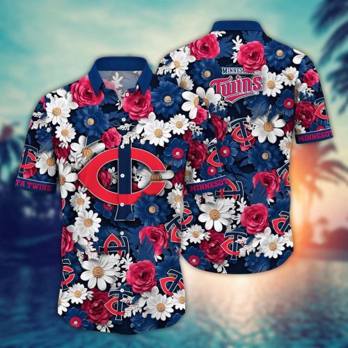 MLB Minnesota Twins Hawaiian Shirt – Floral Fusion Fashion For Fans