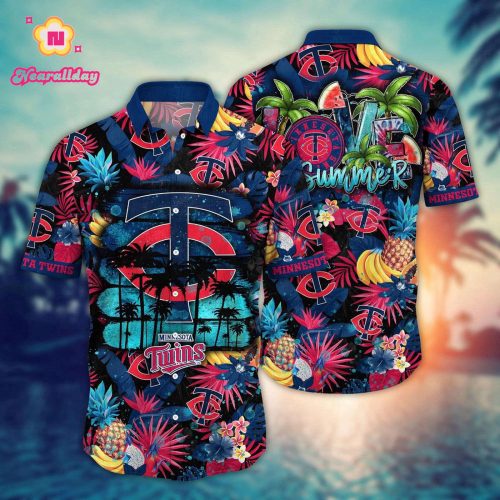 MLB Minnesota Twins Hawaiian Shirt: Perfect Style for Sports Fans