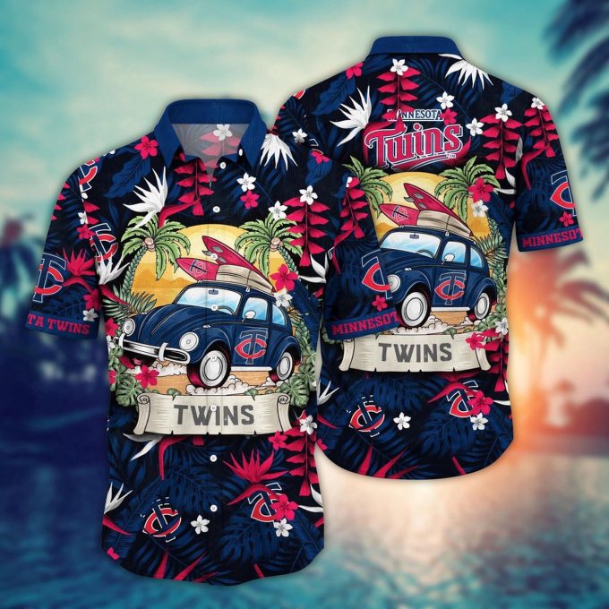 MLB Minnesota Twins Hawaiian Shirt: Perfect for Summer Heatwave Sports Fans