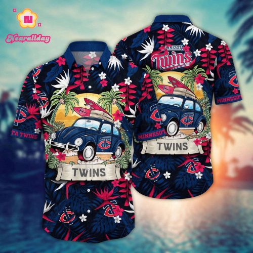 MLB Minnesota Twins Hawaiian Shirt: Perfect for Summer Heatwave Sports Fans