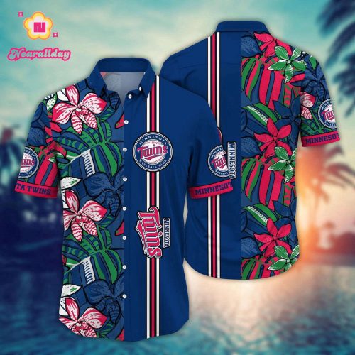 MLB Minnesota Twins Hawaiian Shirt Summer Swirl Fan Gift