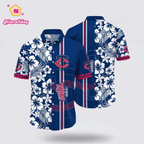 MLB Minnesota Twins Hawaiian Shirt: Stylish Coastal Outfits for Fans