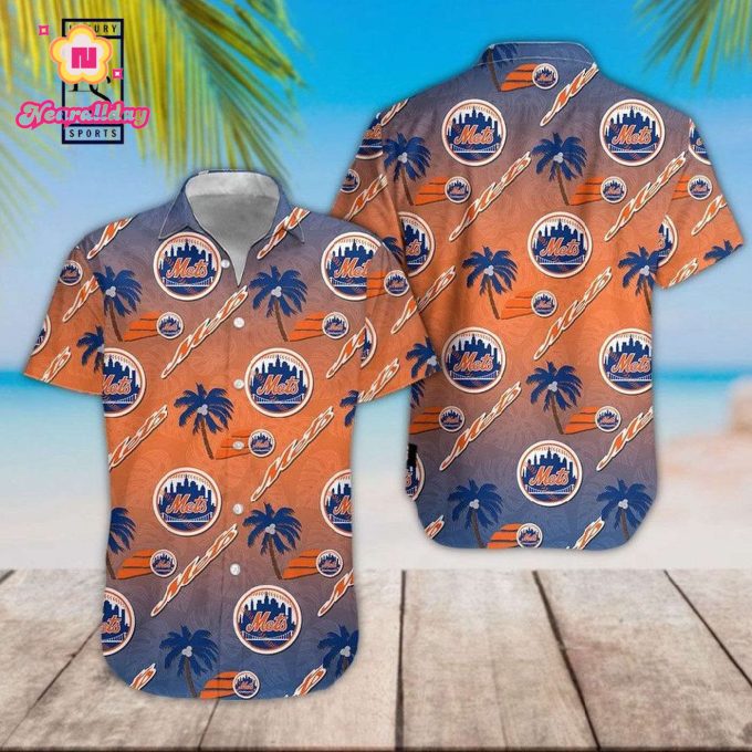 MLB New York Mets 3D Hawaiian Shirt – Officially Licensed Team Apparel
