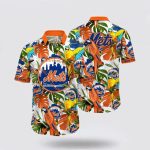MLB New York Mets Hawaiian Shirt: Exclusive Tropical Collection for Fans