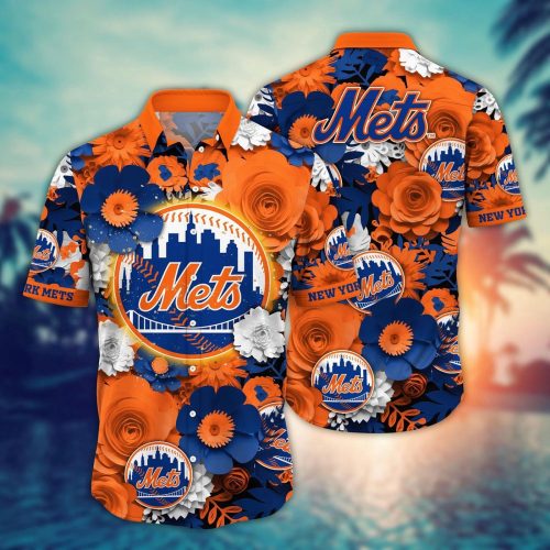 MLB New York Mets Hawaiian Shirt: Perfect for Sport Fans!