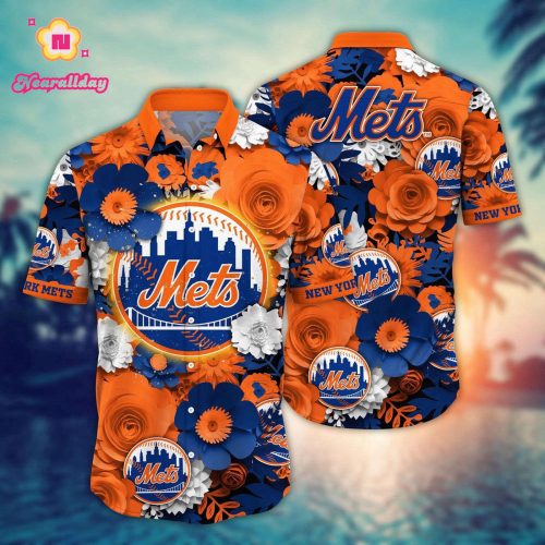 MLB New York Mets Hawaiian Shirt: Perfect for Sport Fans!