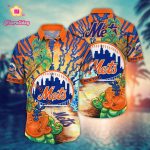 MLB New York Mets Hawaiian Shirt: Diamond Dreamscape for Sports Fans