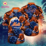 MLB New York Mets Hawaiian Shirt – Flower Aloha Style for Fans