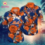 MLB New York Mets Hawaiian Shirt: Home Run Style for Sport Fans
