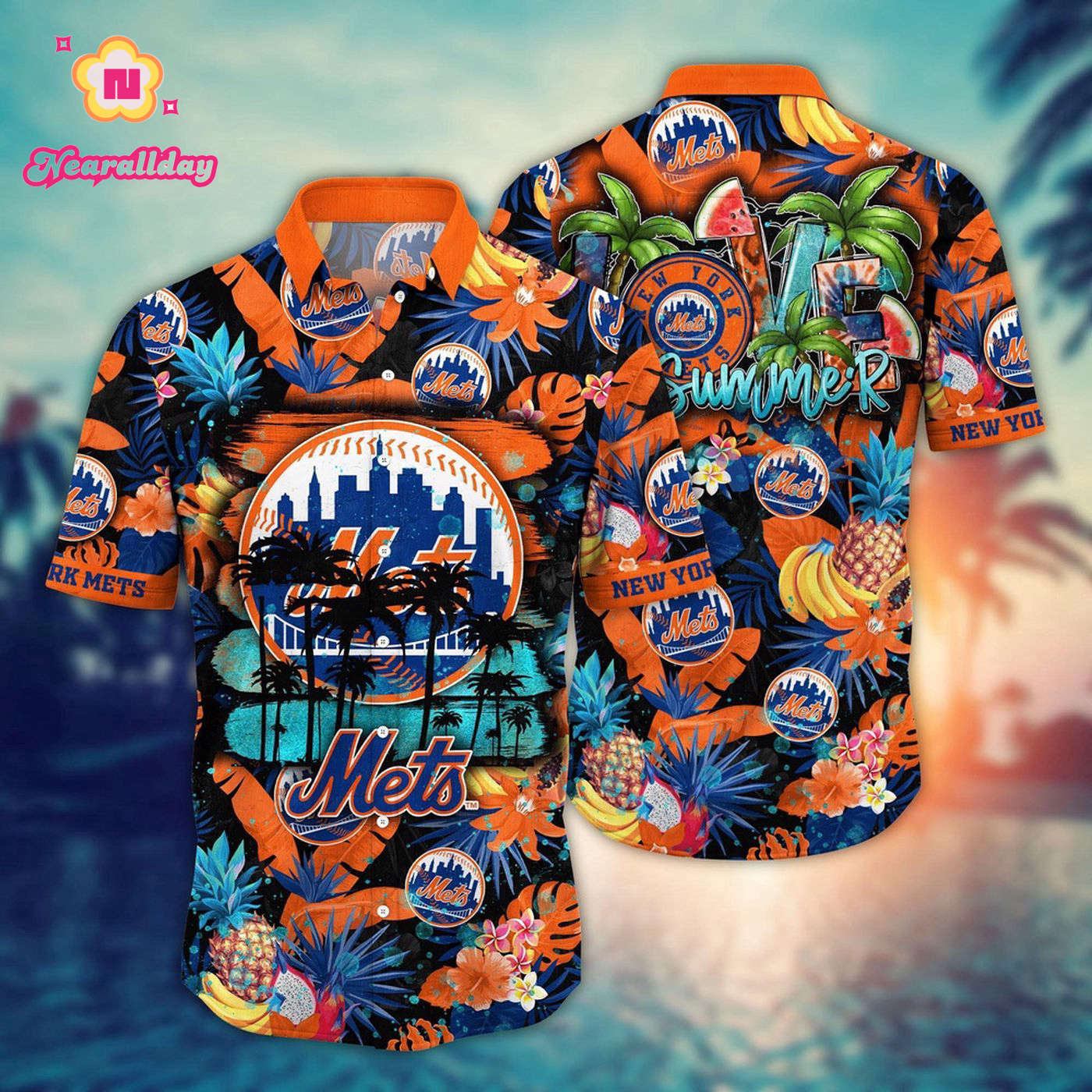MLB New York Mets Hawaiian Shirt – Perfect Style for Sports Fans MLB New York Mets Hawaiian Shirt – Perfect Style for Sports Fans
