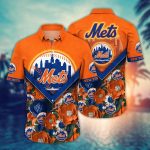 MLB New York Mets Hawaiian Shirt: Summer Swing for Sport Fans