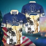 MLB New York Yankees Hawaii Shirt: Sunrise to Sunset for Cool Fans