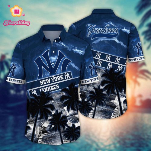 MLB New York Yankees Hawaiian Shirt: Aloha Spirit Soars Gift For Fans