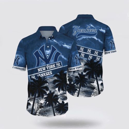 MLB New York Yankees Hawaiian Shirt: Dive into Tropical Style for Fans