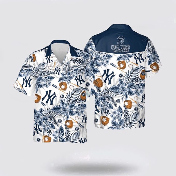 MLB New York Yankees Hawaiian Shirt: Embrace Aloha Spirit with Coastal Collection