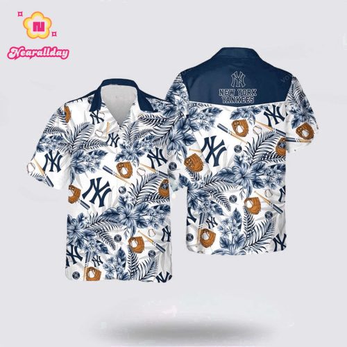 MLB New York Yankees Hawaiian Shirt: Embrace Aloha Spirit with Coastal Collection