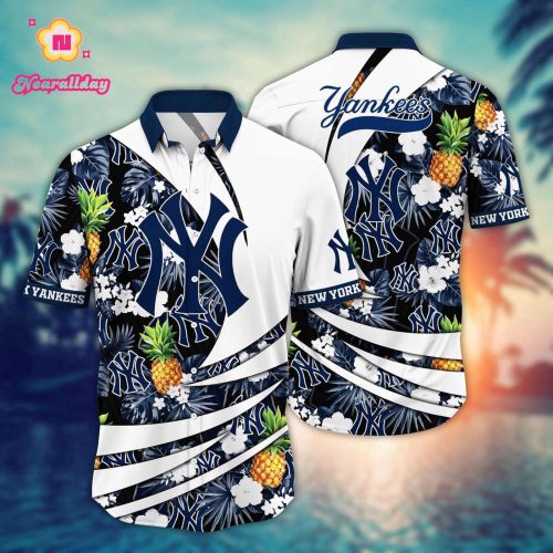 MLB New York Yankees Hawaiian Shirt: Bloom in Glory for Fans