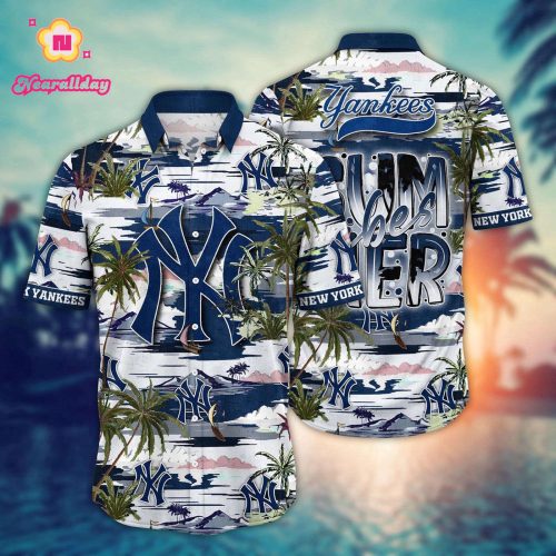 MLB New York Yankees Hawaiian Shirt - Flower Grand Slam Fan Favorite