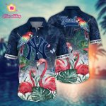 MLB New York Yankees Pink Crane Hawaiian Shirt – Perfect for Fans