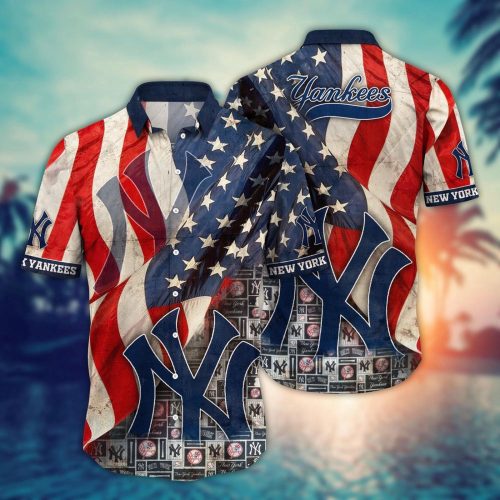 MLB New York Yankees Hawaiian Shirt: Swing into Hawaiian Chic for Fans