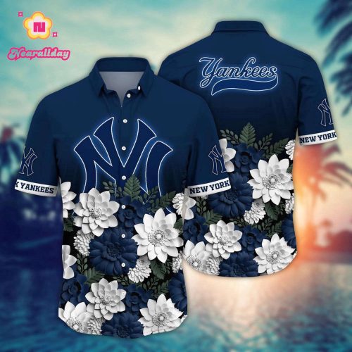 MLB New York Yankees Hawaiian Shirt - Hawaiian Heatwave for Sport Fans