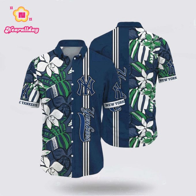 MLB New York Yankees Hawaiian Shirt Set – Unleash Your Spirit with Fan-Favorite Breezy Style