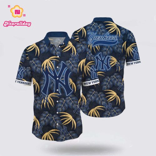 MLB New York Yankees Hawaiian Shirt: Beach Chic for Fans