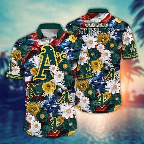 MLB Oakland Athletics Hawaii Shirt: Independence Day Gear for Cool Fans