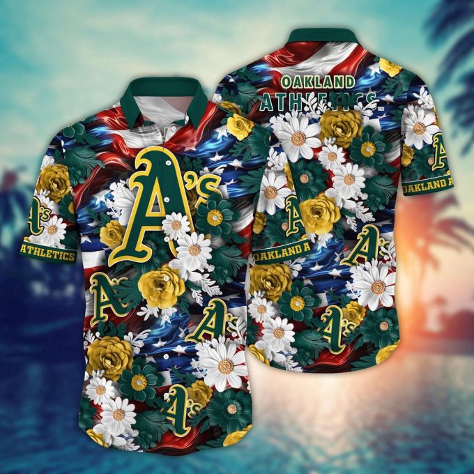MLB Oakland Athletics Hawaii Shirt: Independence Day Gear for Cool Fans