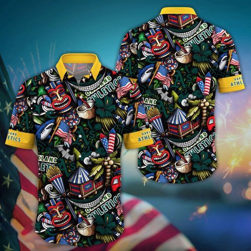 Oakland Athletics MLB Hawaiian Shirt – Vibrant Aloha for Cool Fans