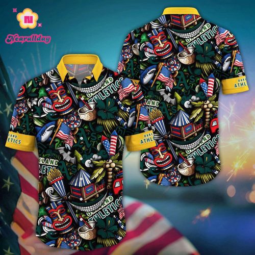 Oakland Athletics MLB Hawaiian Shirt – Vibrant Aloha for Cool Fans