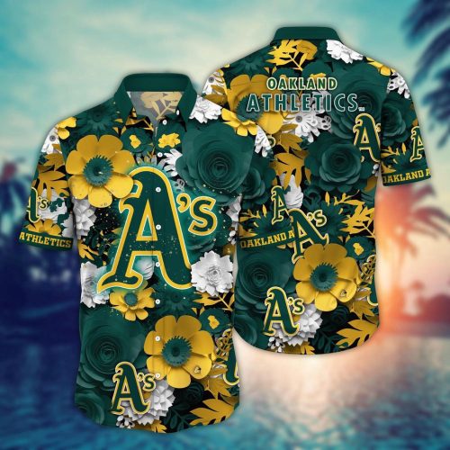 MLB Oakland Athletics Hawaiian Shirt – Diamond Dreams for Sport Fans