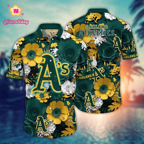 MLB Oakland Athletics Hawaiian Shirt - Diamond Dreams for Sport Fans